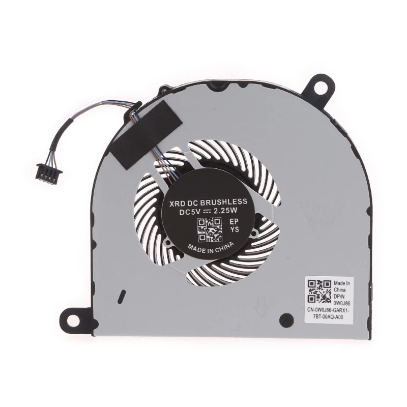 

1PC Laptop CPU Cooling Fan 5V 0.4A 4Pin Radiator for Dell 5480 E5480 LX9A