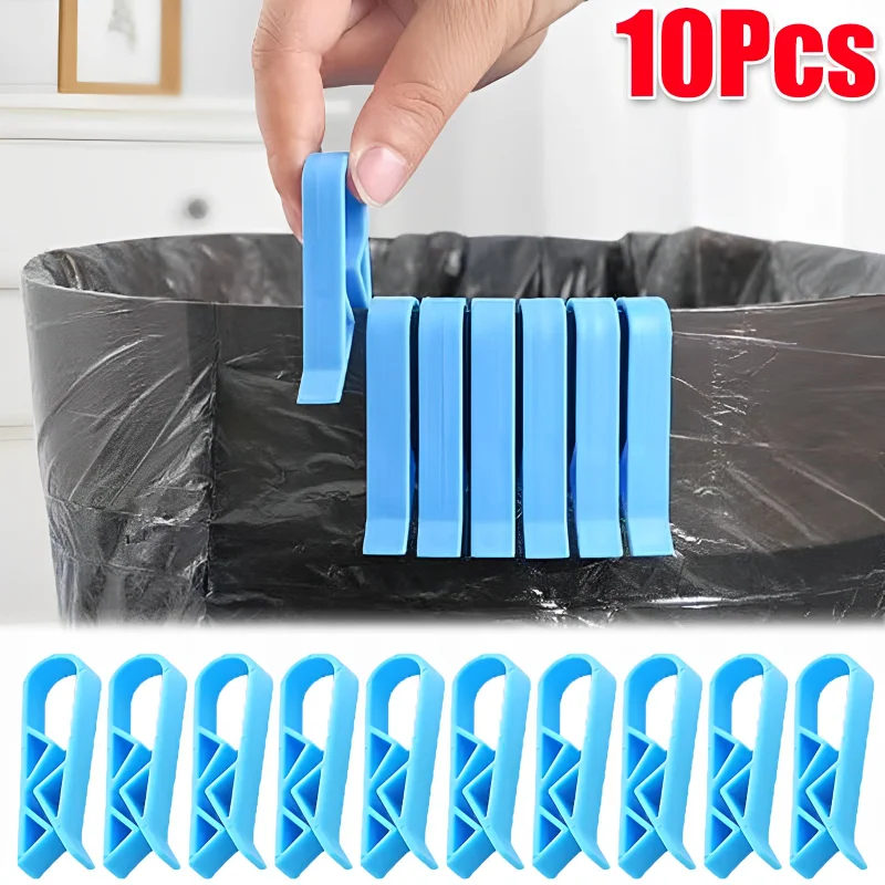 Practical Home Organizer Clip Waste Bin Bag Garbage Bags Non-Slip Clip Holder Dustbin Trash Can Retaining Clamp Sealing Clip