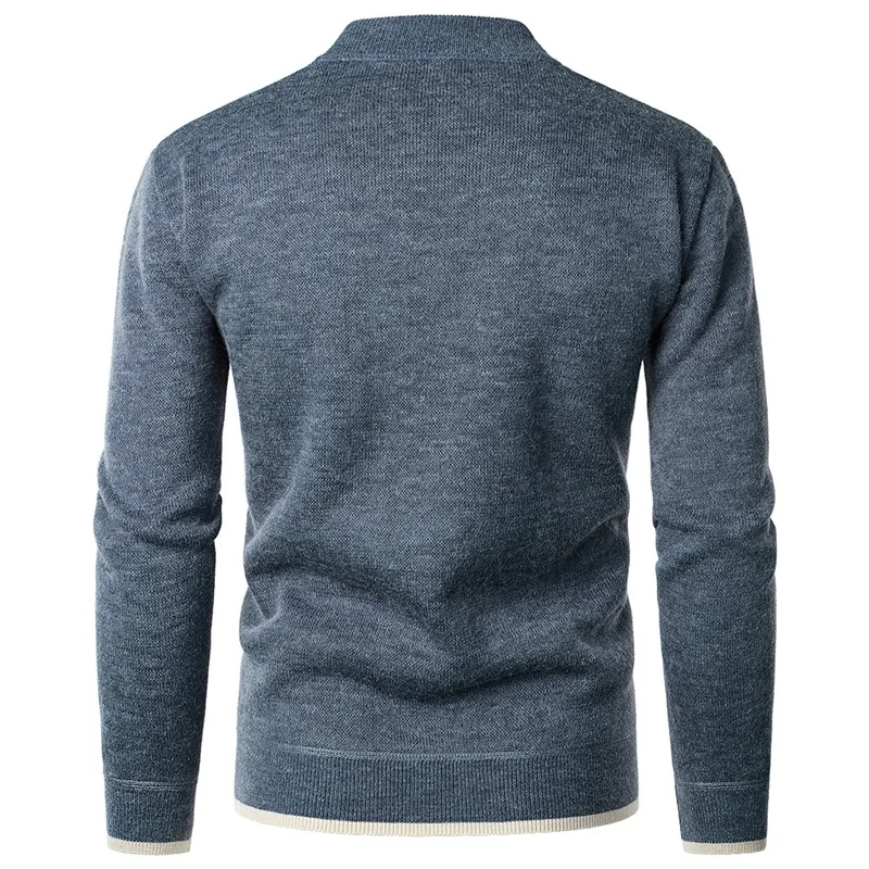 

PFHQ Men's Autumn Winter Tide Knitting Sweater Long Sleeve Simplicity Personality Man Casual Loose Thickening Pullover 21Q2128