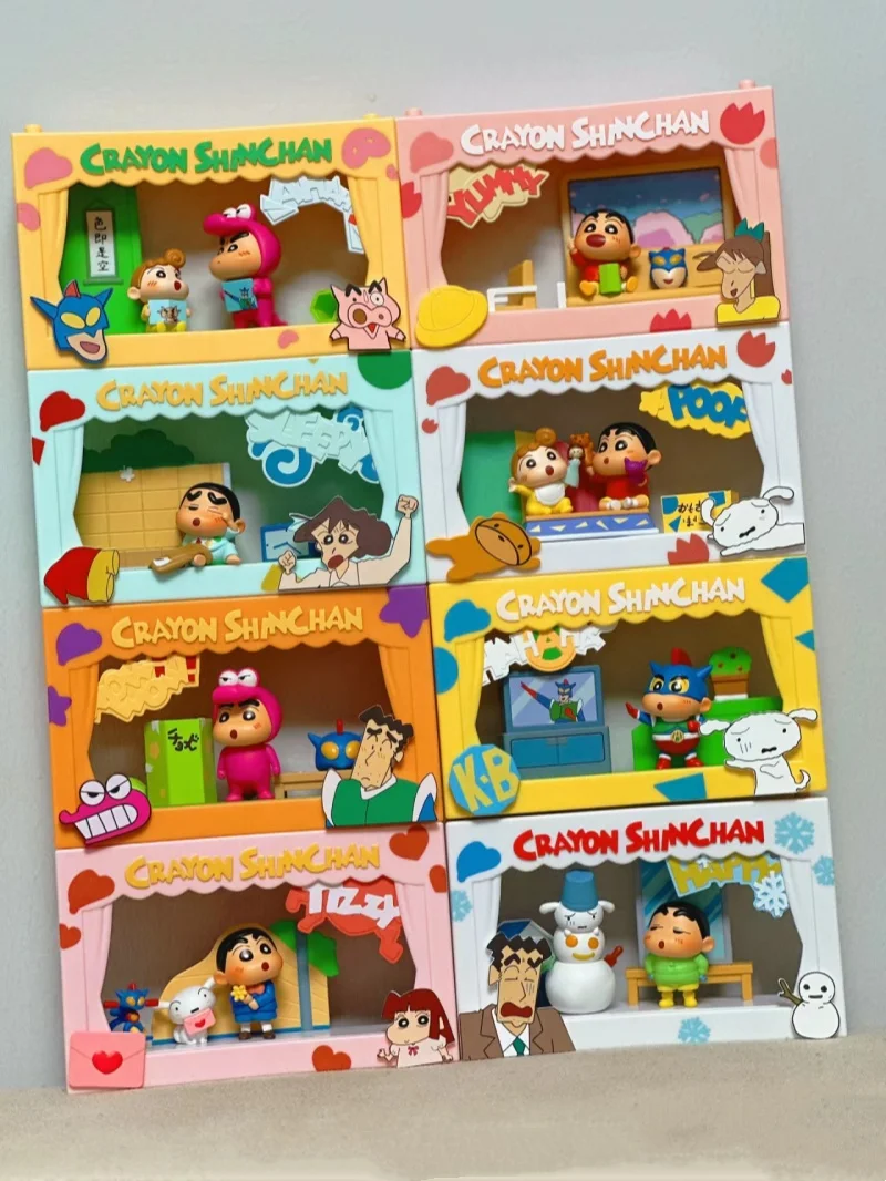 Натуральный карандаш Шин Чан серия тегов жизни сцены слепая коробка милая