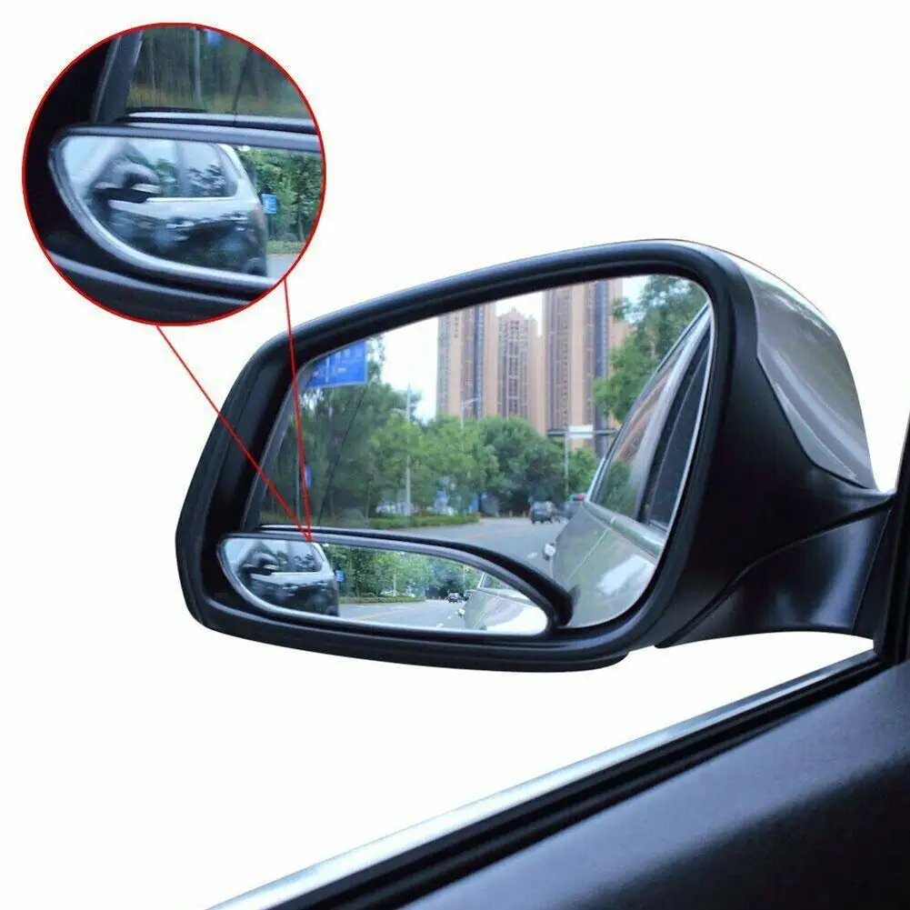 

1 Pair Car Blind Spot Mirror 360° Wide Angle Convex Rear Side View Mirror Accessories For All Universal Vehicles