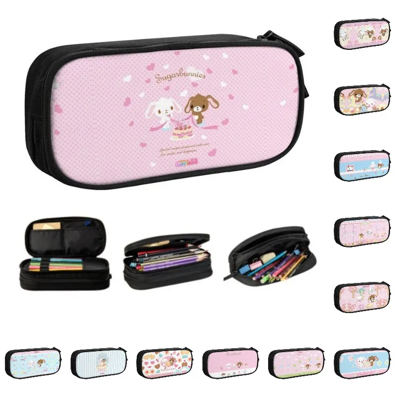 

Sugarbunnies Pencil Cases for Girls Boys Big Capacity Animation TV Pen Box Bag Stationery