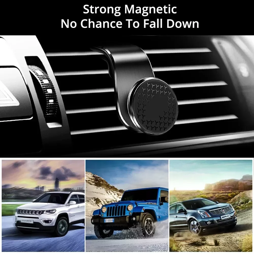 

NEW2023 Red Mi Stand in CarCar Holder Air Vent Clip Mount Rotation Cellphone GPS Support