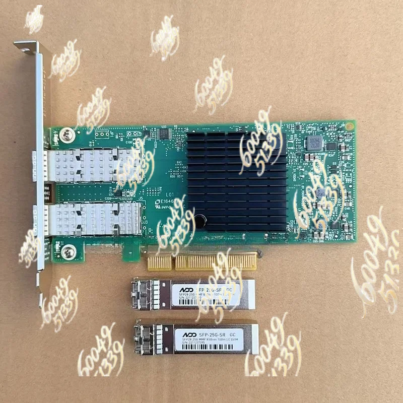 Фото Сетевая карта Mellanox MCX4121A-ACAT ConnectX-4 Lx EN, 25GbE, двухпортовая SFP28, PCIe3.0 x8, в хорошем состоянии, 95% новая. №1