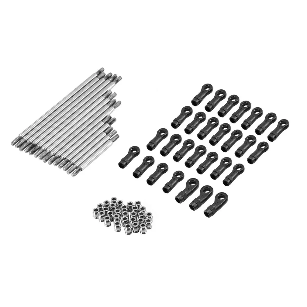 

Metal Link Set Sturdy Vehicle Linkage Steering Rod With Nylon End For TRAXXAS 1/10 TRX6 G63 88096-4 RC Crawler