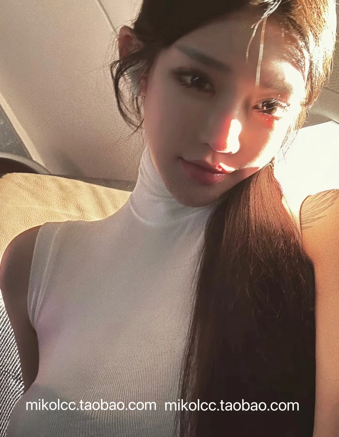 Flattering High Collar Sexy Sleeveless Thin Vest Top Base Inner wear Korean Sle Summer Women clothes