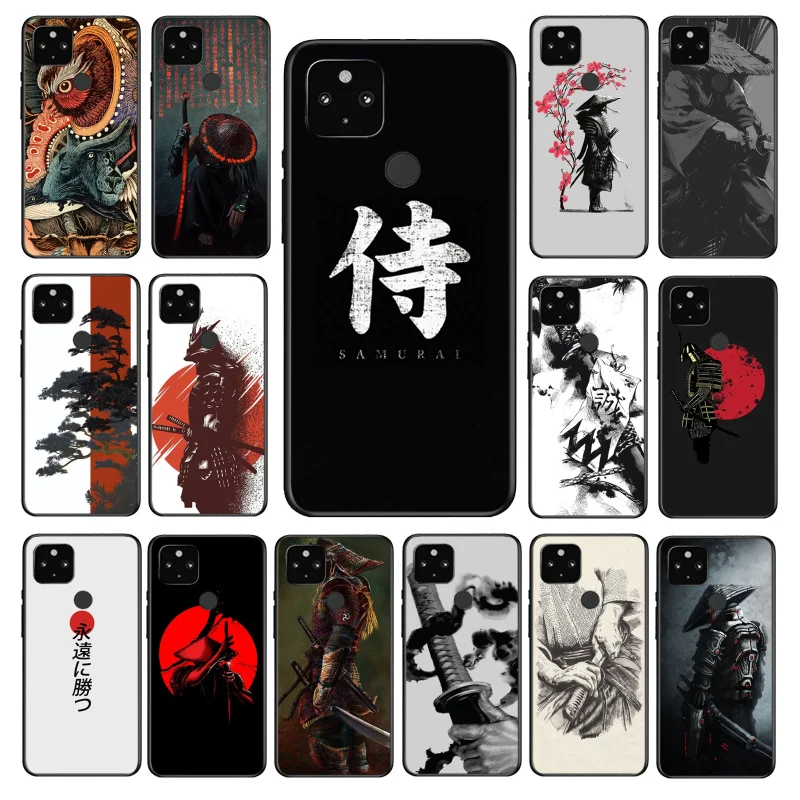 

Japanese samurai style Phone Case for Google Pixel 7 6 Pro 5A 4A 3A Pixel 4 XL Pixel 5 6 4 3 XL 3A XL