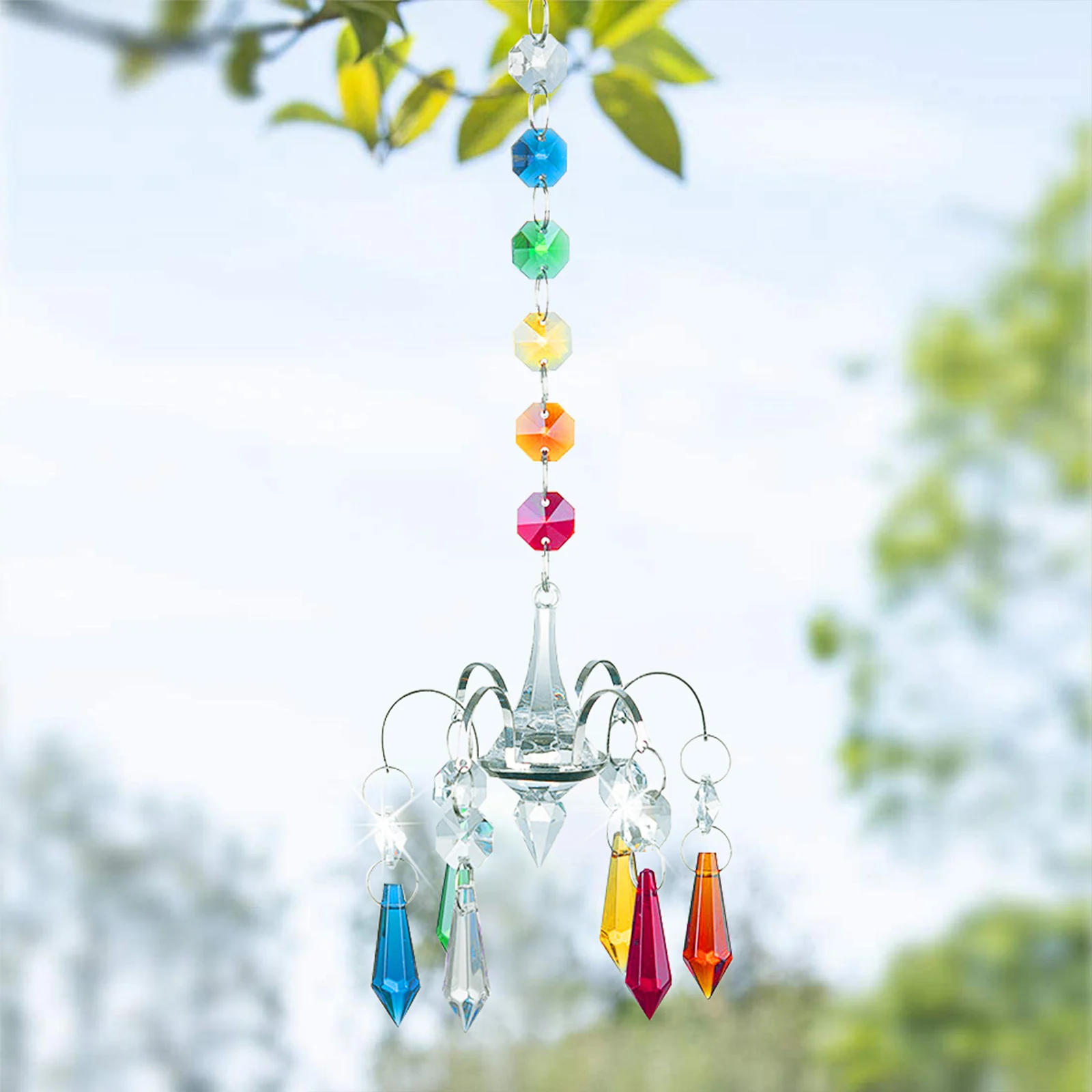 

Crystal Ornament Wind Chime Catchers Ornament Window Hanging Light Catching Gifts Exquisite Jewellery Gifts Decor