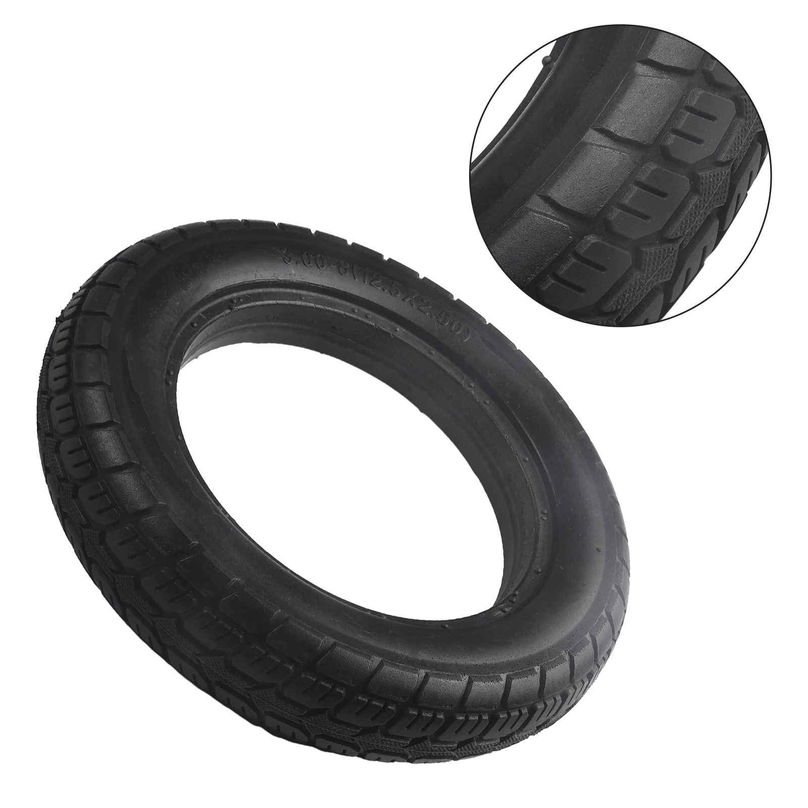 

12 Inch Solid Tyre 12 1/2x2 1/4(64-203) For E-Bike Scooter 12.5x2.50 Universal Tire Electric Vehicle Solid Tire Rubber Replace