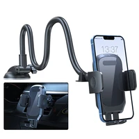 car phone holder mount flexible gooseneck arm phone mount for car holder dashboard windshield suction cup mount cell phone stand