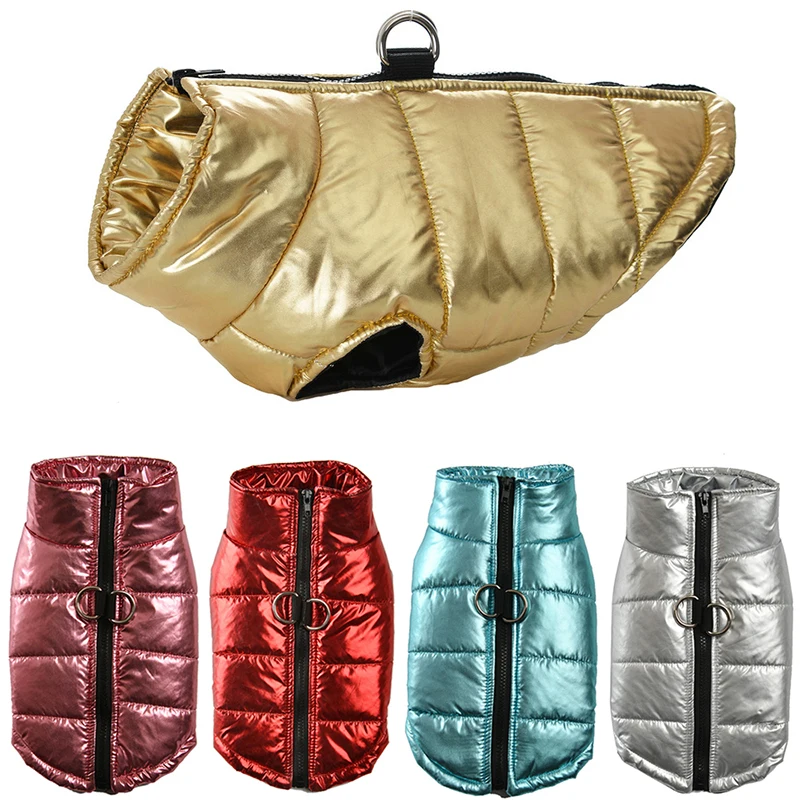 

Waterproof Clothes For Big Dogs Warm Small Medium Dog Vest Jacket Pet Autumn Winter Lightweight Clothing French Bulldog Coat