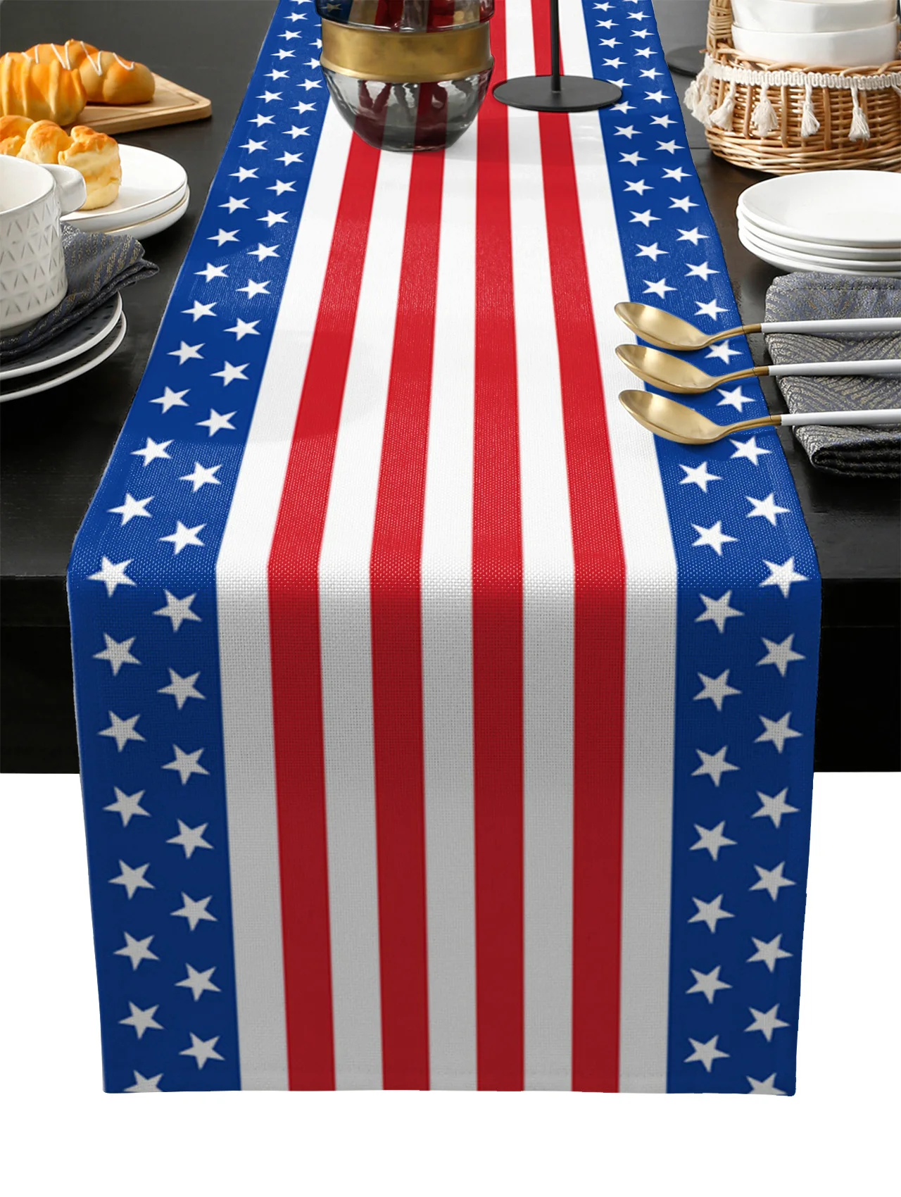 

Independence Day Table Runner Wedding Festival Table Decoration Home Decor Kitchen Table Runners Placemats