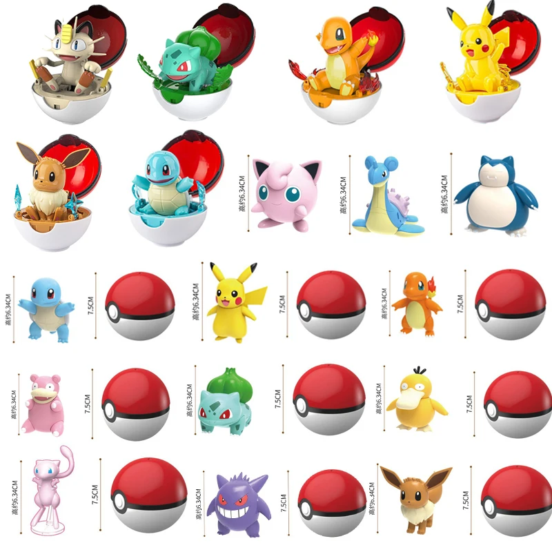 Игрушечная фигурка покемона EEVEE CHARIZARD покебол Pikachu Pocket Charizard Gyarados фигурки модель