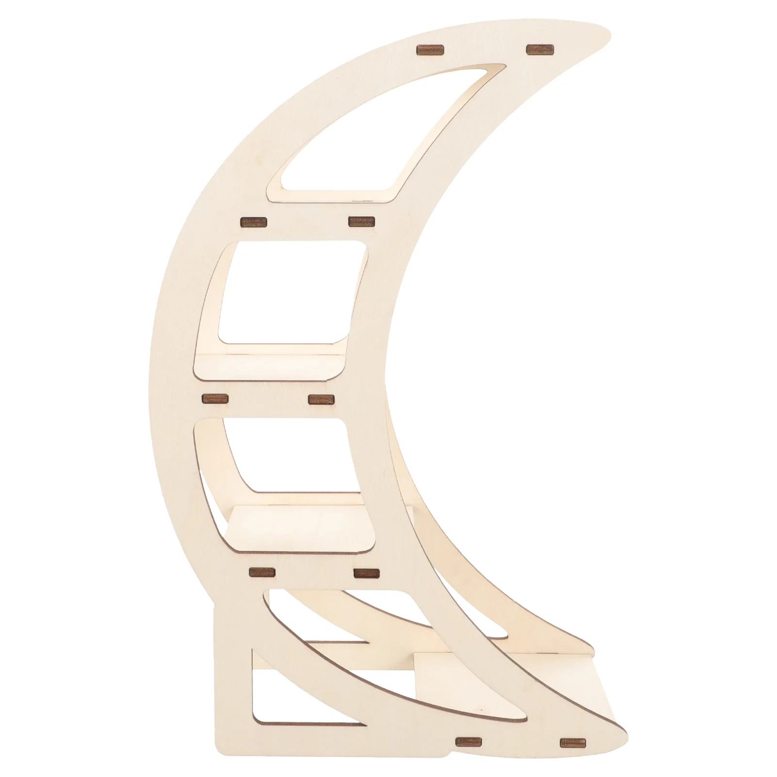 

Creative Moon Shape Decor Aesthetic Moon Ornament Home Moon Shape Shelf Photo Prop