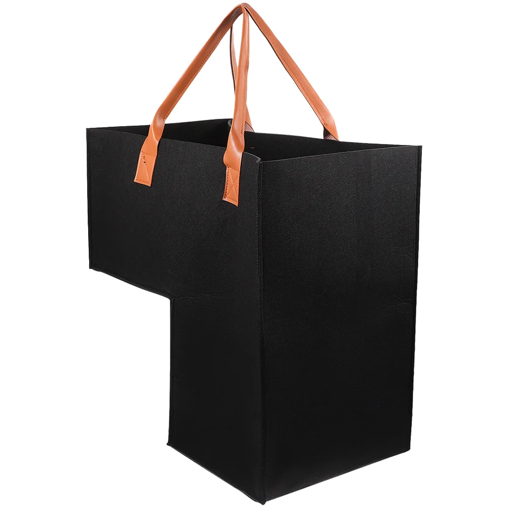 

Laundry Rack Baskets Folding Hamper Large Storage Holder Clothes Organizer Staircase Utility Tote Home Use Pouch