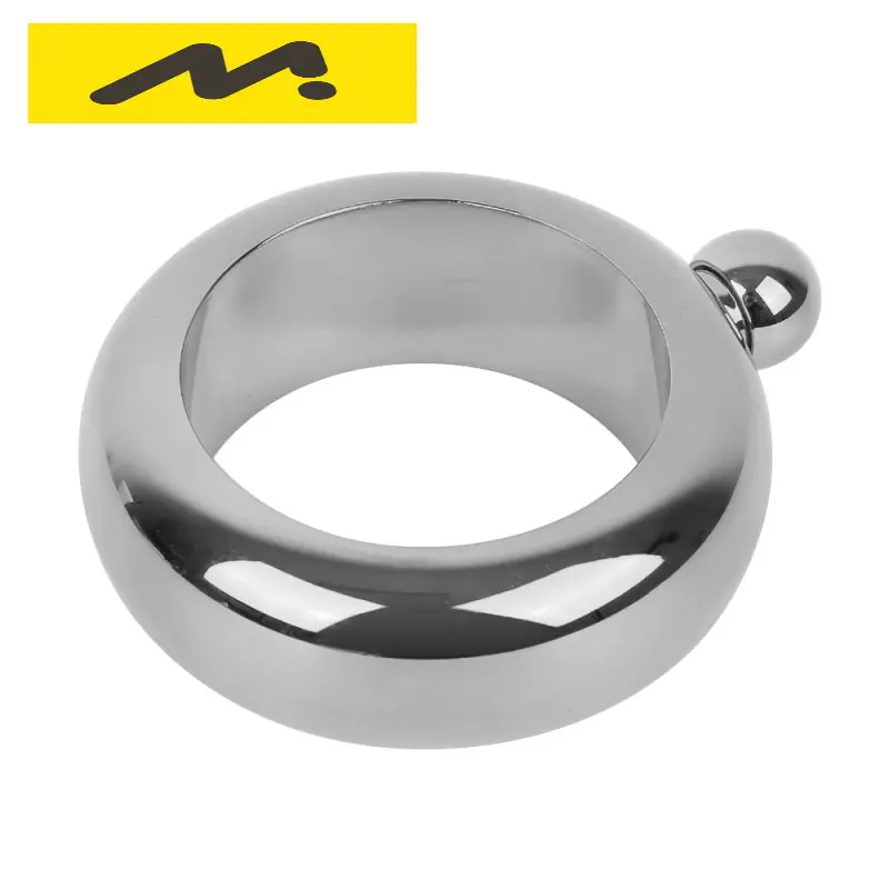 

Creative Bangle Bracelet Hip Flask With Funnel Stainless Steel Alcohol Whiskey Hip Flask Pocket Flagon Chic Drinkware Dropship