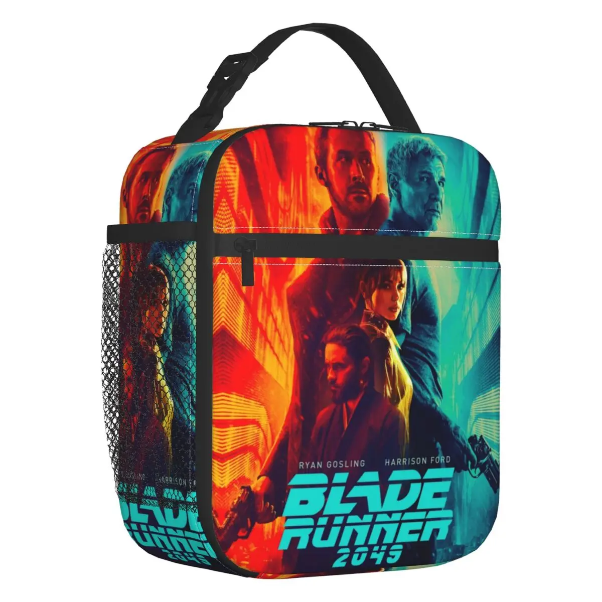 

Blade Runner 2049 Insulated Lunch Bag for Women Leakproof Sci Fi Film Cooler Thermal Bento Box Kids School Children