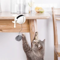 yoyo ball interactive cat toy funny liftable yoyou ball cat stick toy for kitten playing teaser wand toy cat playing supplies
