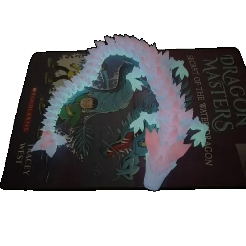 Светящийся в темноте хрустальный дракон 3D-печать имитационная модель китайский