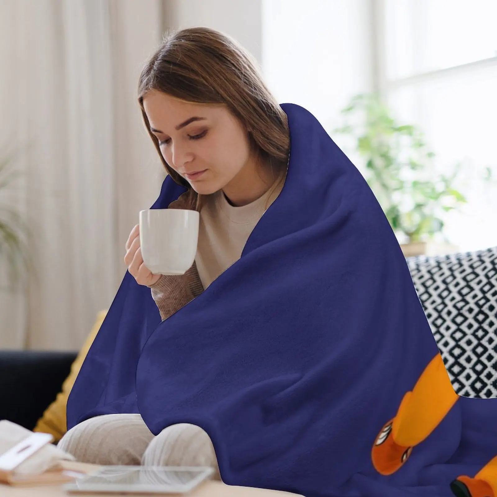 Фирменное оранжевое одеяло Rickie Fowler одеяла для диванов лохматые движущиеся