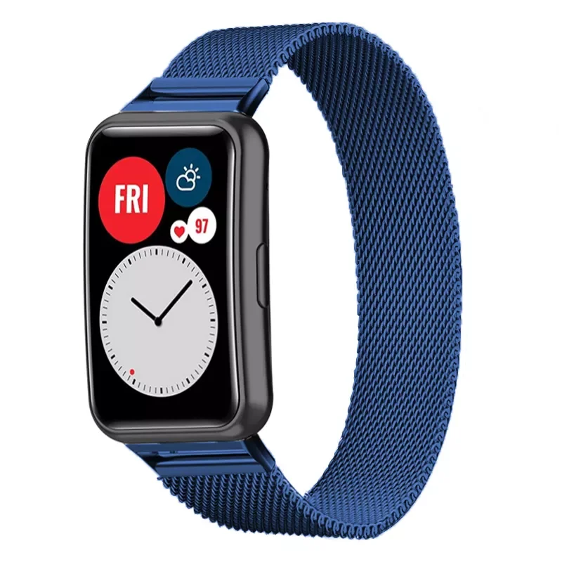 Band For Huawei Watch FIT Strap Accessories Magnetic Loop stainless steel watchband metal bracelet for correa Huawei Watch fit
