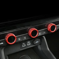 8pcs front interior console knob trim internal dashboard console knob red trim cover for honda civic sedan 2022 wear resistent