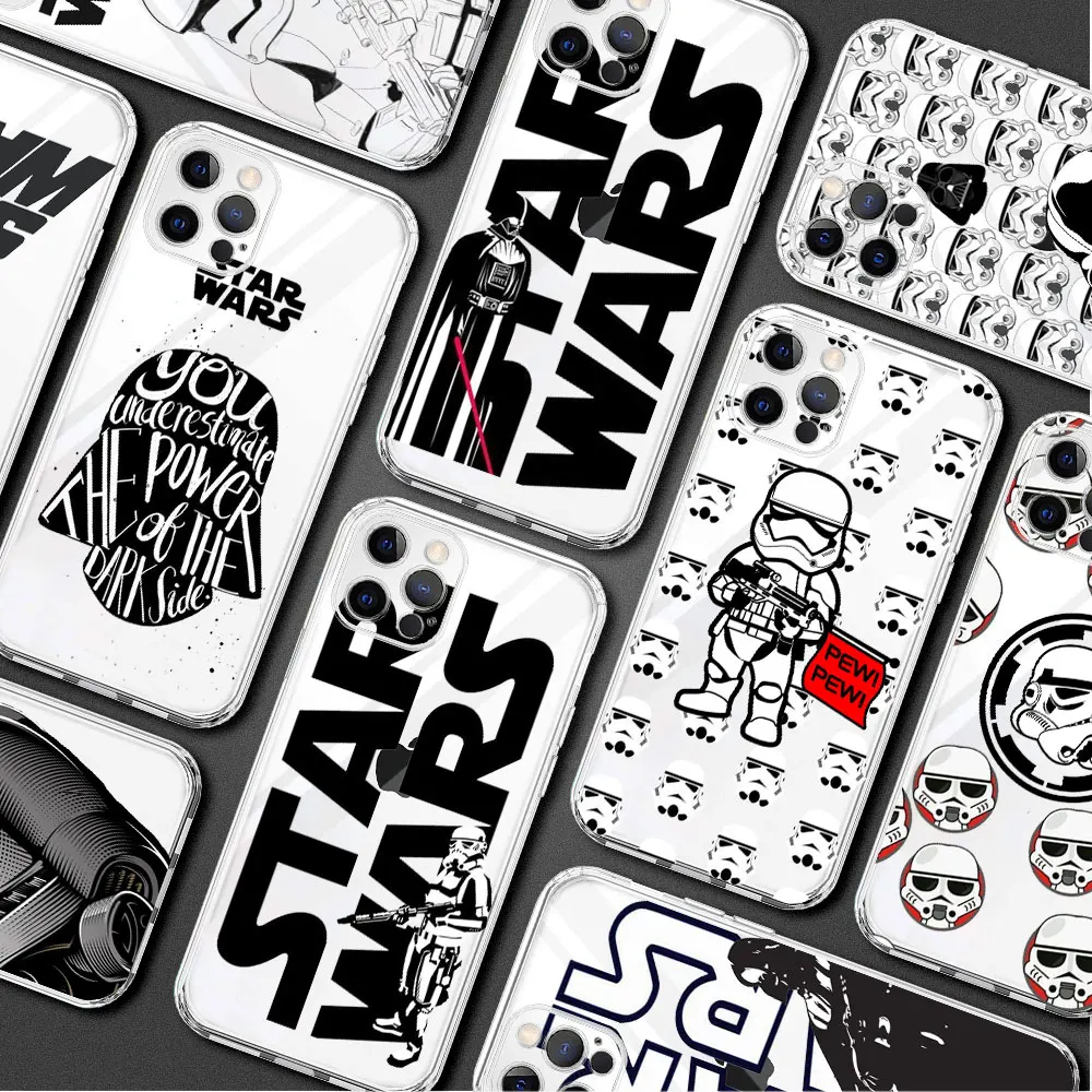 

Hero Logo Darth Vader Case for Apple iPhone 13 11 Pro Max 12 Mini 8 7 Plus XR X XS Soft Phone Funda 6 6S SE Silicone Cover