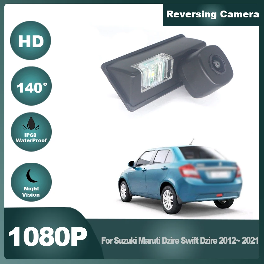 Камера заднего вида для Suzuki Maruti Dzire Swift 2012 ~ 2018 2019 2021 CCD HD камера ночного видения