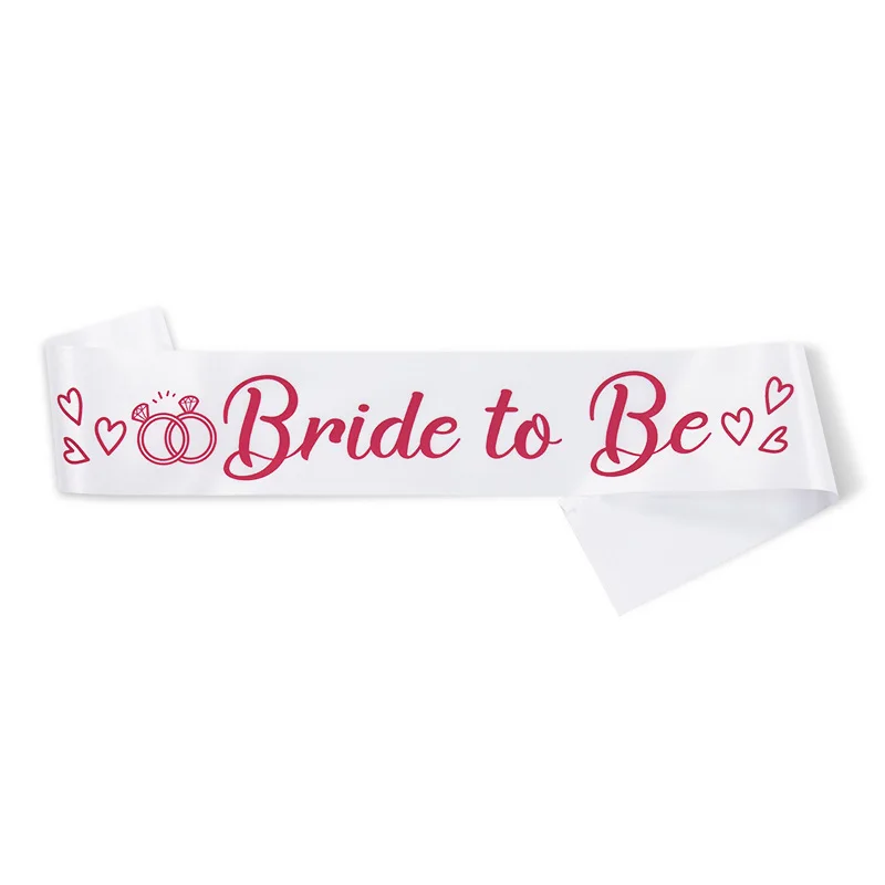 

Персонализированная атласная лента для невесты