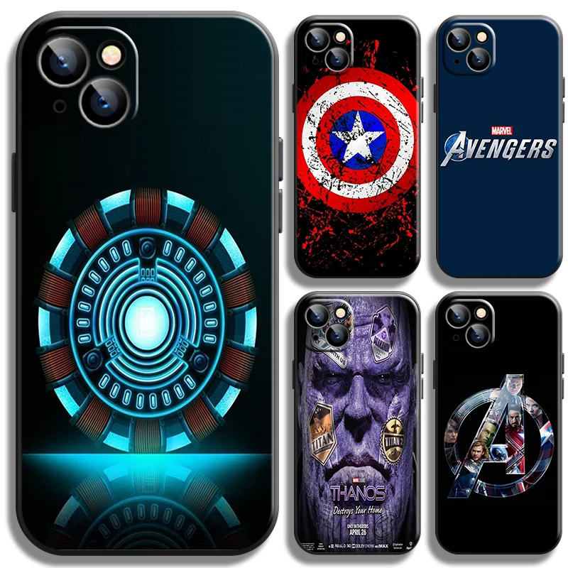 

Marvel Avenger Logo for Apple iPhone 11 Pro Max 12 13 Pro Mini X XR XS Max 6 6S 7 8 Plus Se2 Phone Case Cover full Protection