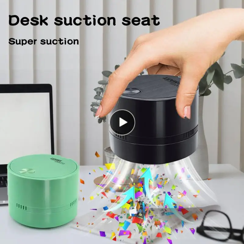 

Mini Desktop Vacuum Cleaner Durable Universal Corner Table Dust Collector Portable Easy To Operate Cleaning Tools