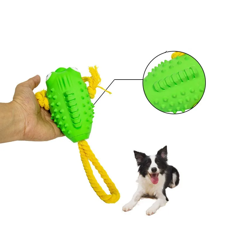 

Toy for Dogs Rubber Toys Large Dog Toys Pet Puppy Aggressive Chew Behavior Aids Puppy Bite Resistant Teeth Clean Interactive