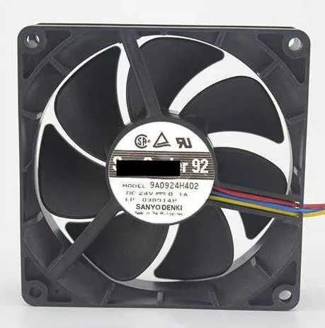 Новый оригинальный двухрядный бесшумный вентилятор теплоотвода 9 см 9025 24 в а 9A0924H402 с двумя шарикоподшипниками