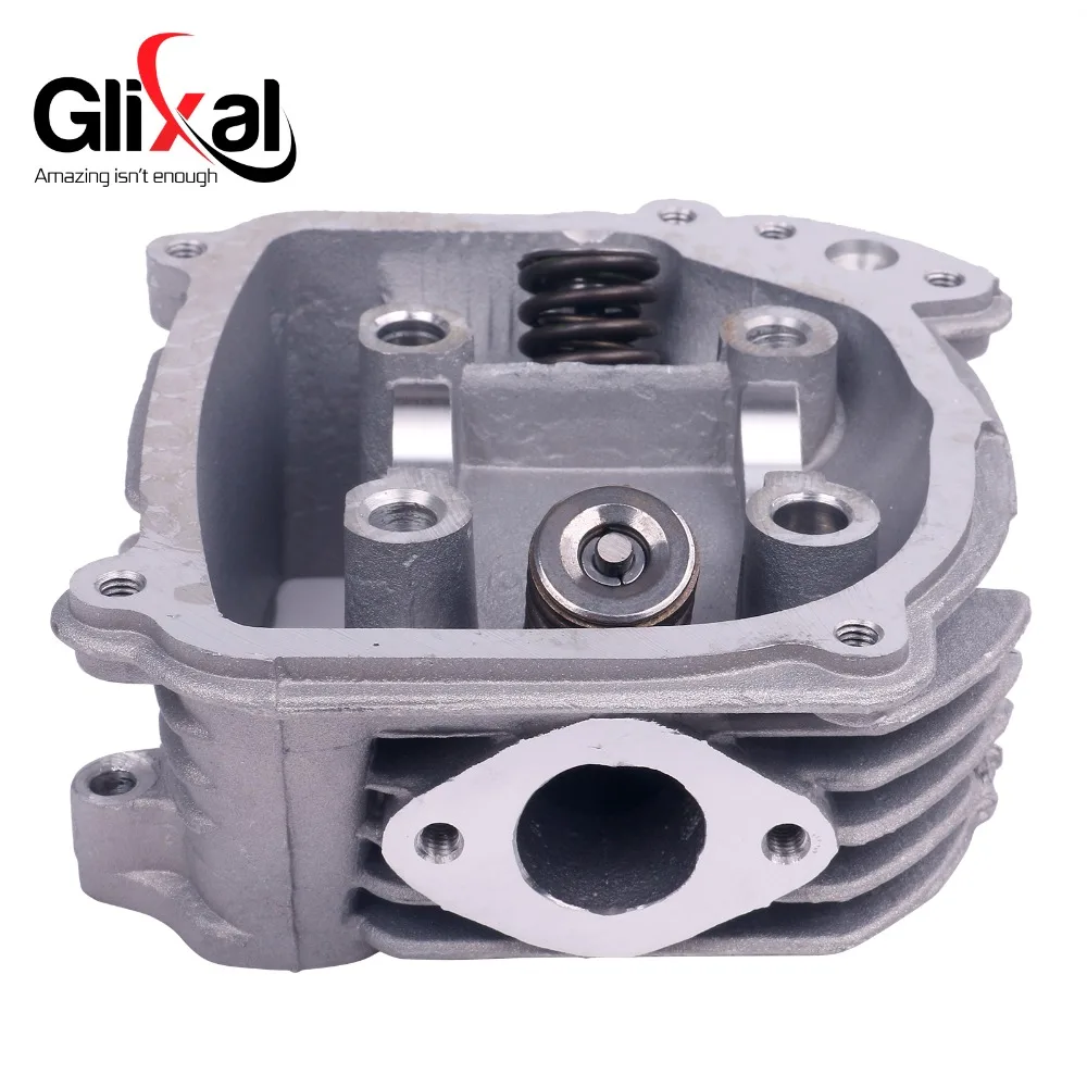 Фото Glixal GY6 125cc китайский скутер двигатель 52,4 мм EGR головка цилиндра в сборе с клапанами для 4T 152QMI ATV Go Kart Багги мопед Quad №3