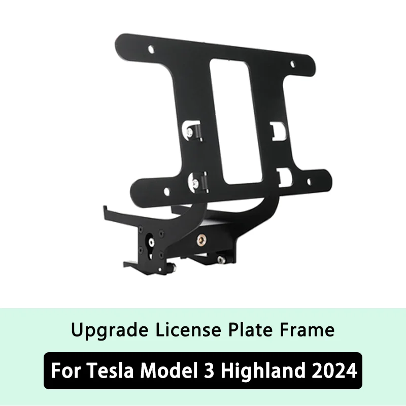 

Для Tesla Model 3 Highland Preformance 2024 рамка номерного знака без сверления держатель переднего номерного знака Противоугонный автомобильный аксессуар