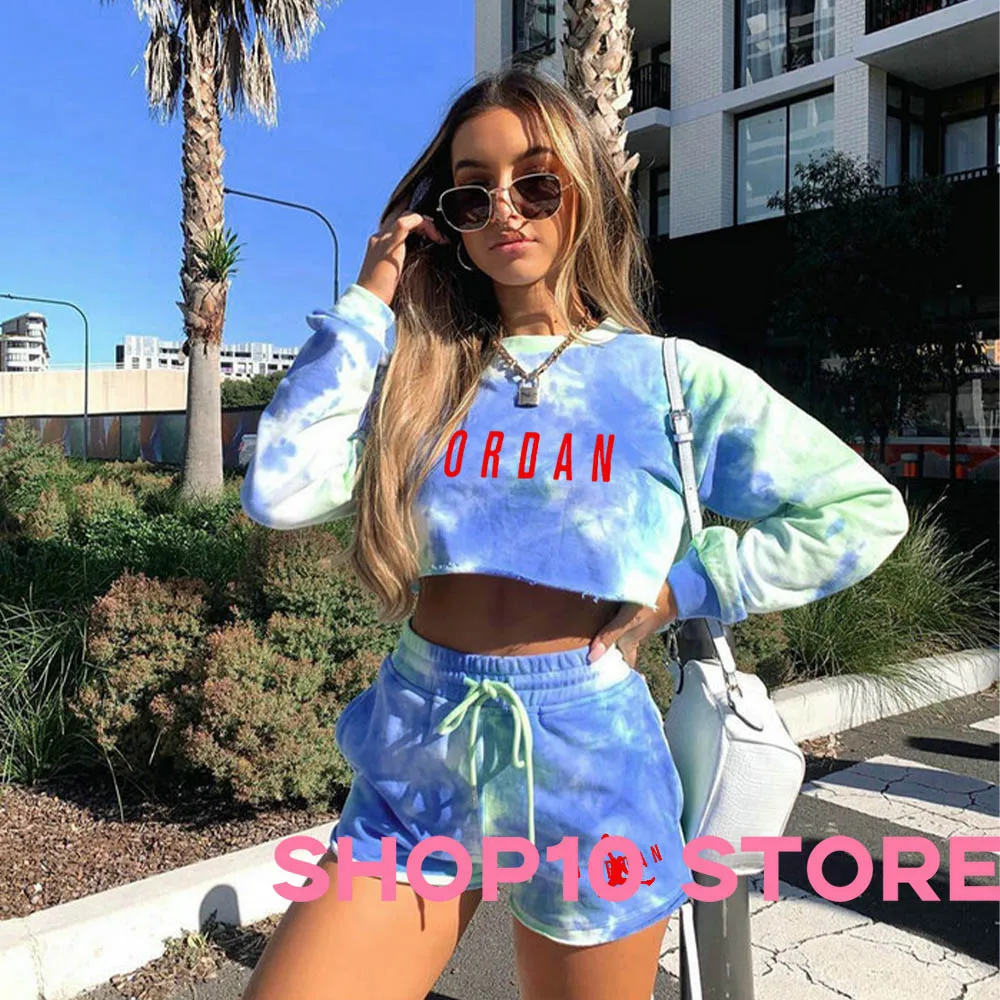 

Женский спортивный комплект из 2 предметов, короткий топ с надписью и штаны, укороченный топ и штаны, костюм для тренажерного зала, сексуальн...