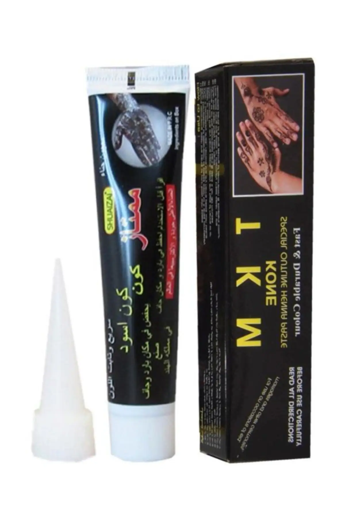 

Indian henna Black Single henna bride veil welon