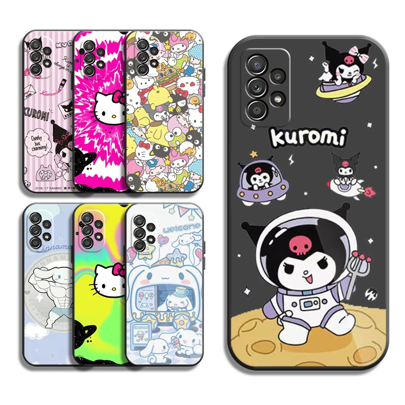 

TAKARA TOMY Hello Kitty Phone Cases For Samsung Galaxy A21S A31 A72 A52 A71 A51 5G A42 5G A20 A21 A22 4G A22 5G A20 A32 5G A11