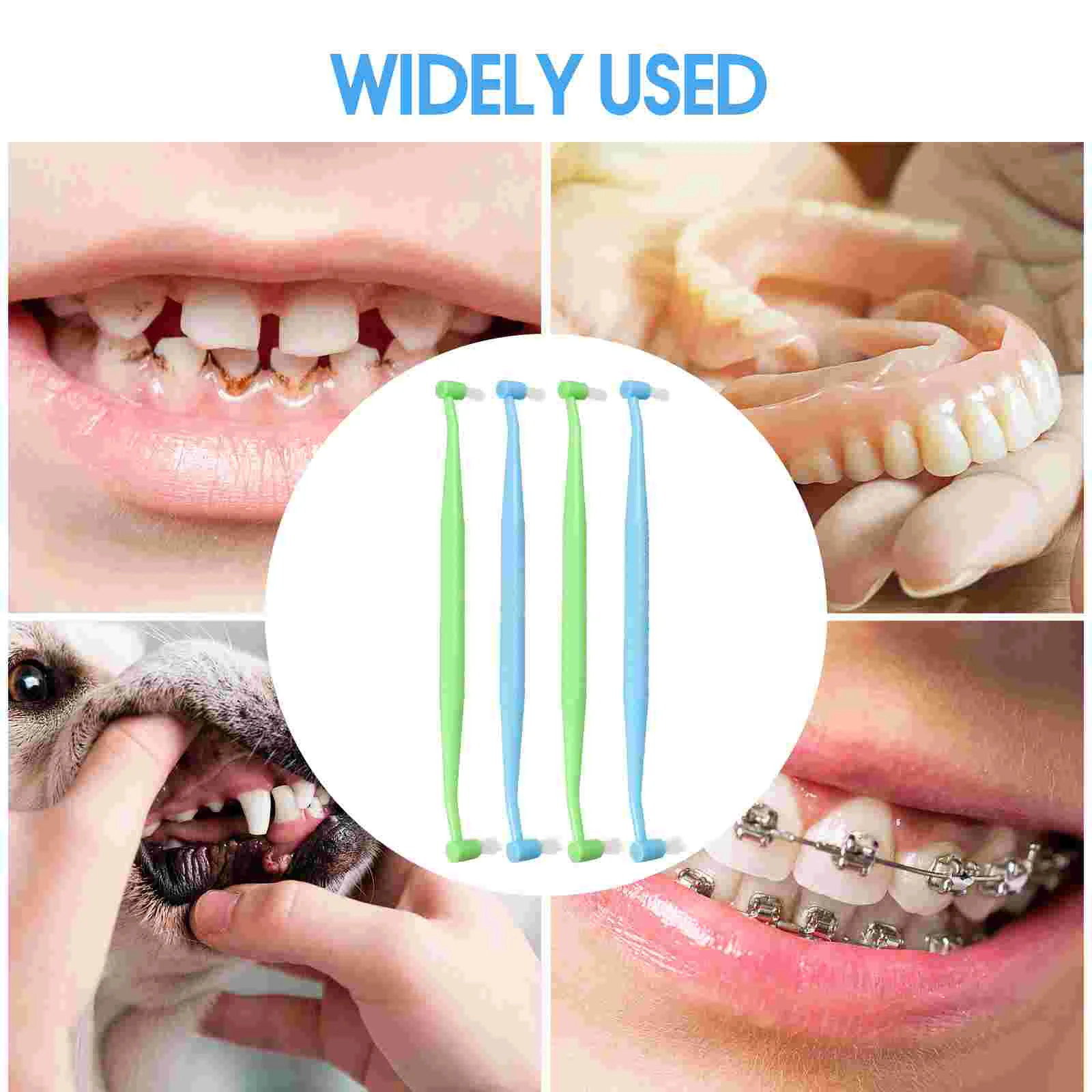 8 шт. двуглавая зубная щетка для брекетов чистка зубов эстетика мягкая подростков