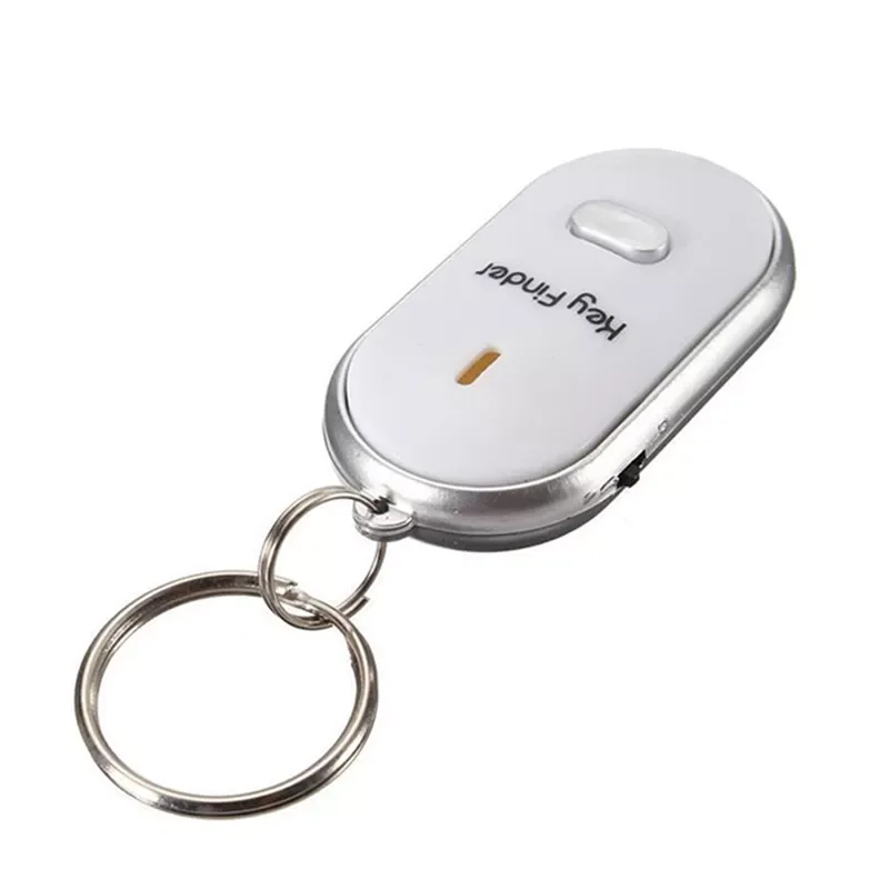 New in Key Finder Locator Find Lost Keys Chain Keychain Whistle Sound Control Locator Keychain Accessories QJY99 security protec