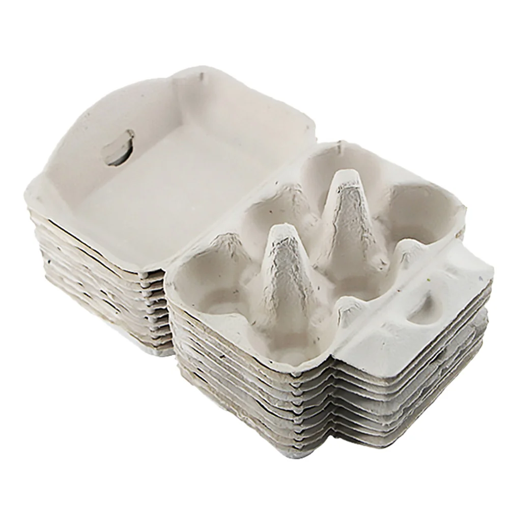 

Egg Cartons Storage Cardboard Holders Boxes Flats Bulk Pulp Carrier Dozen Convenient Cases Paper Empty Container Compartment Box