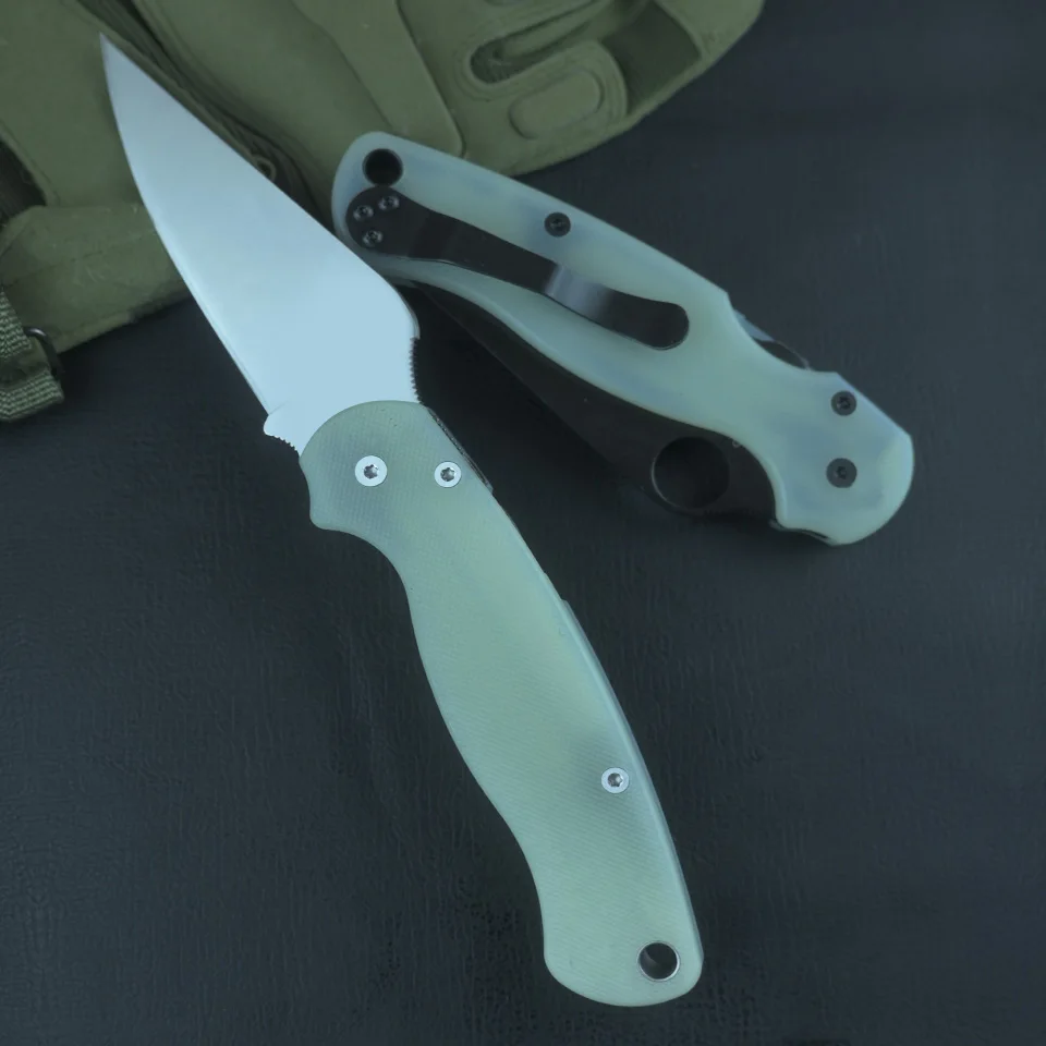 

Bearing folding knife for indoor and outdoor activities for cutting cardboard leather rope soft metal field survival edc tool