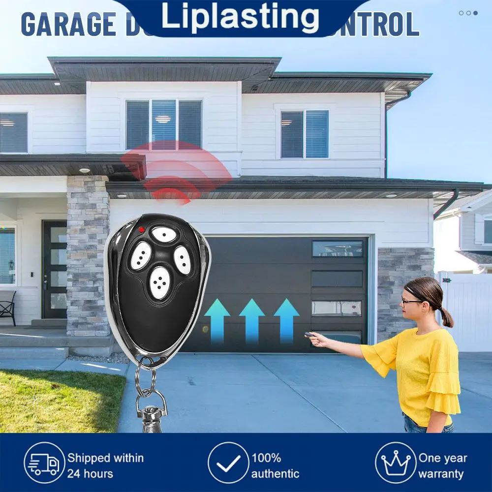 

Compatible Garage Door Remote Control Radio Transmission Distance30-100m Wireless Garage Door Opener Convenient Remote Control