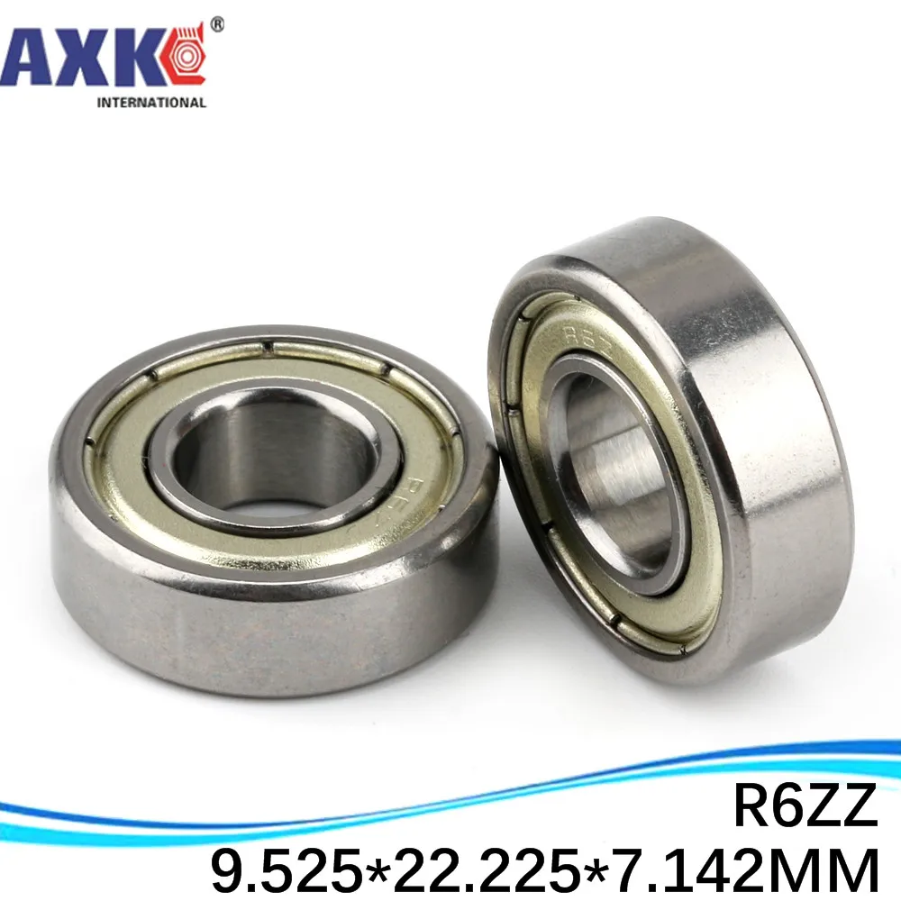 

R6 R6ZZ R6RS R6-2Z R6Z R6-2RS ZZ RS RZ 2RZ Deep Groove Ball Bearings 9.525 x 22.225 x 7.14mm 3/8" x 7/8" x 9/32" High Quality