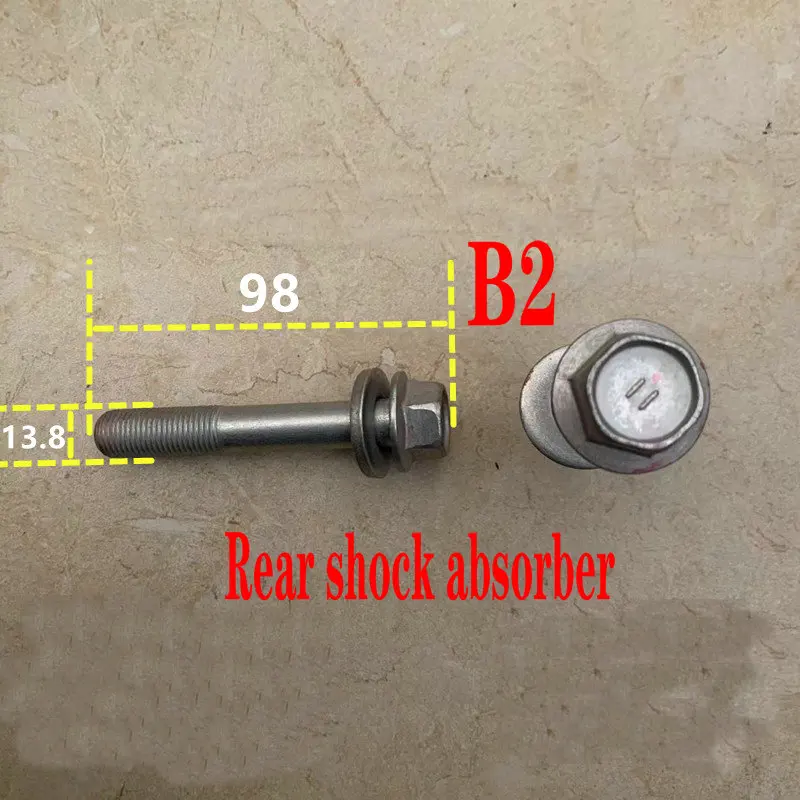 Apply to Crown Reiz GS300 GS430 IS250 Front and rear shock absorber screws nuts One price |