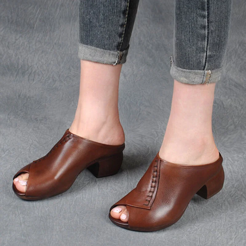 Women Sandals Women Heels Sandals 2023 Elegant Woman Shoes With Low Heels Zapatos Mujer Summer Sandals Women Mules Ladies Shoes