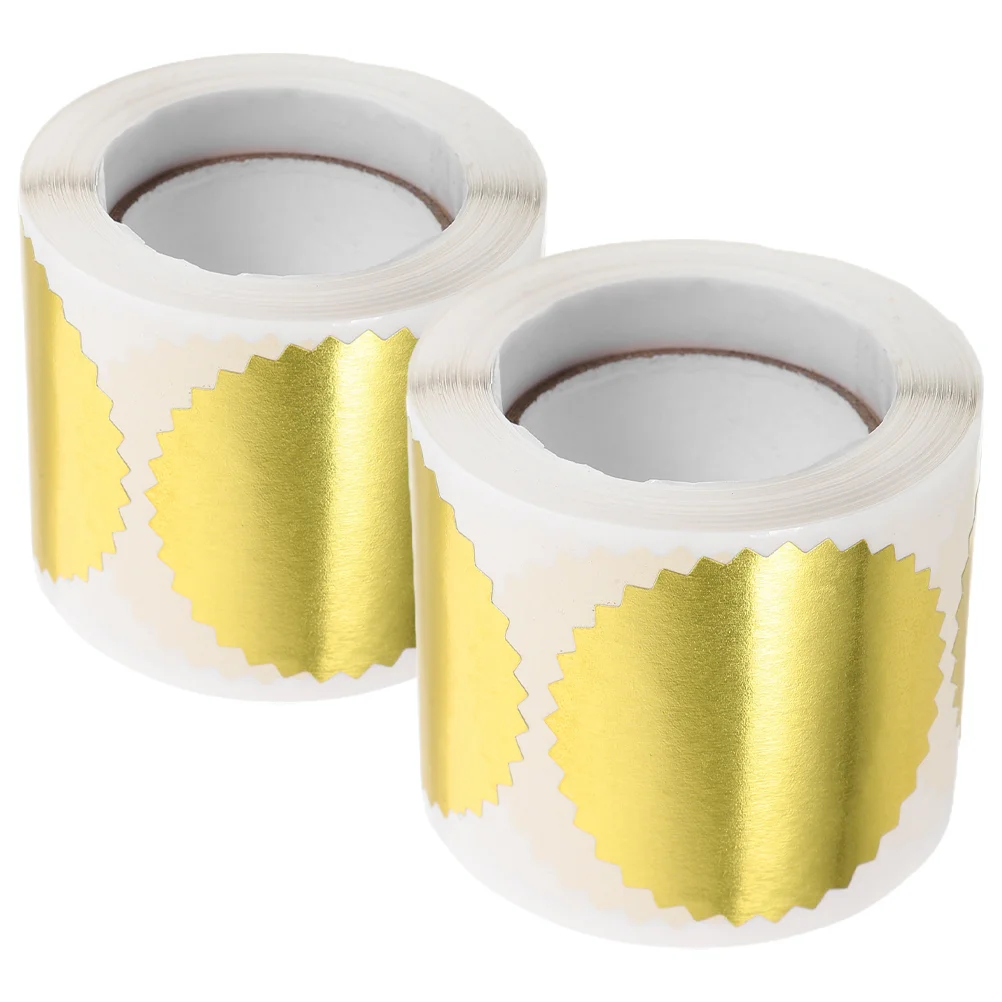 2-рулонная наклейка-трафарет наклейки для диплома медаль сертификатов тисненые