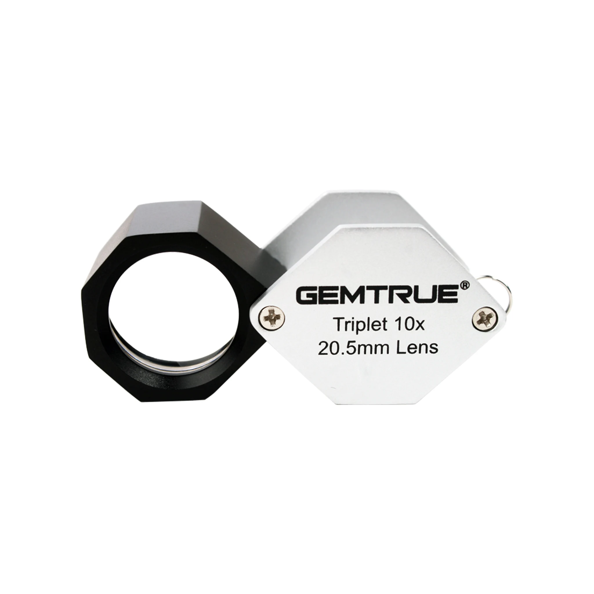 Складное высококачественное увеличительное стекло 20 5 мм 10x бриллиантовая лупа