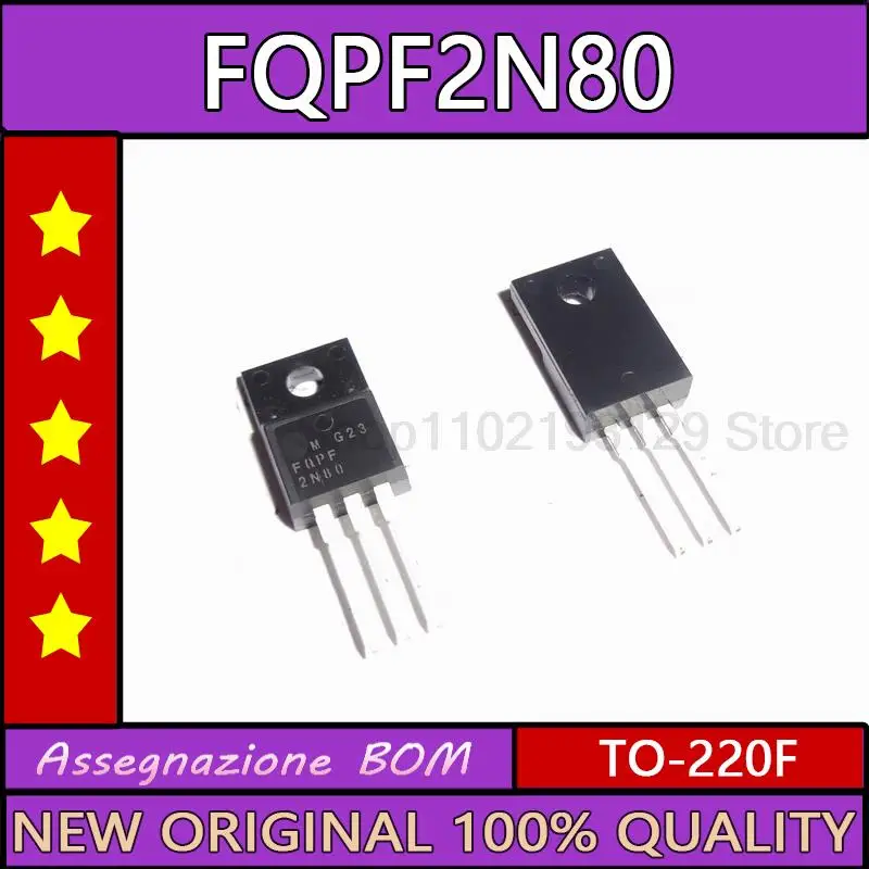 

10 шт./лот Fqpf2n80 новый импортный 2n80