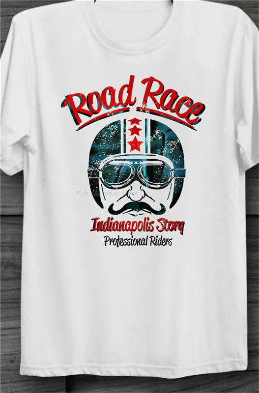 

Road Race Indianapolis Story Professional Riders Cool Unisex T Shirt Fashion Classic Tee Shirt